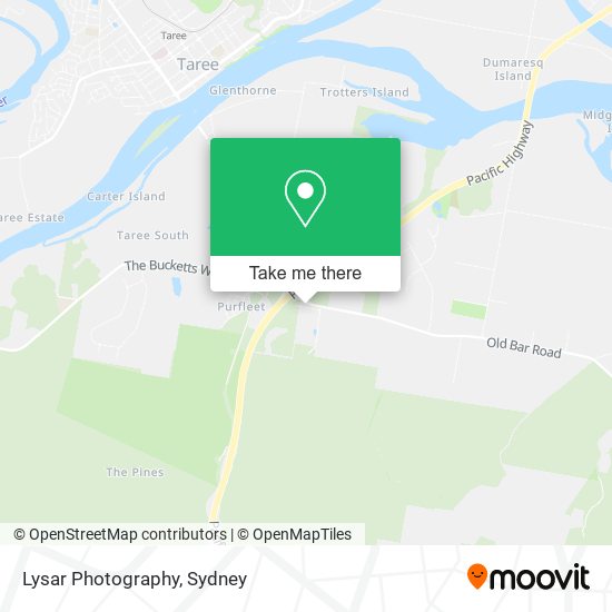 Lysar Photography map