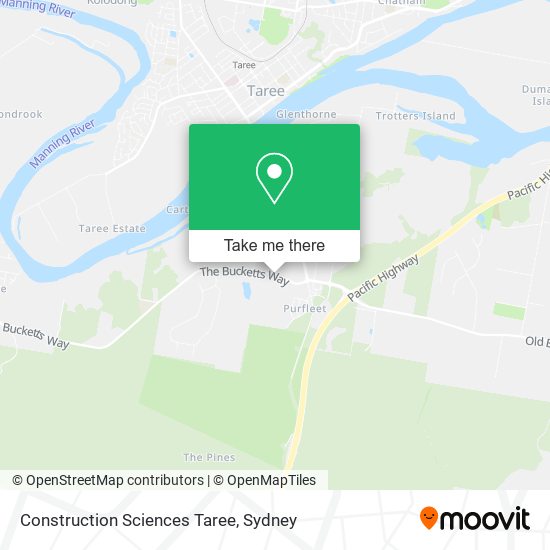 Construction Sciences Taree map