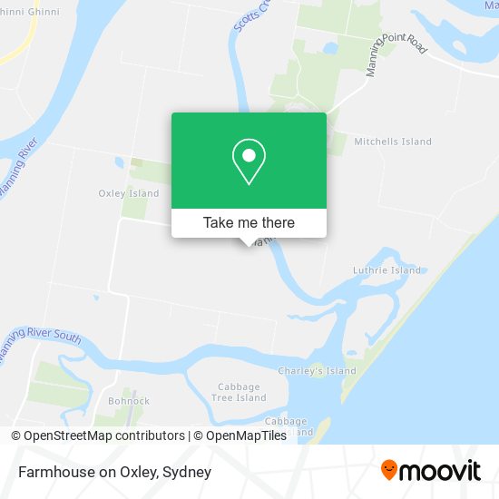 Farmhouse on Oxley map