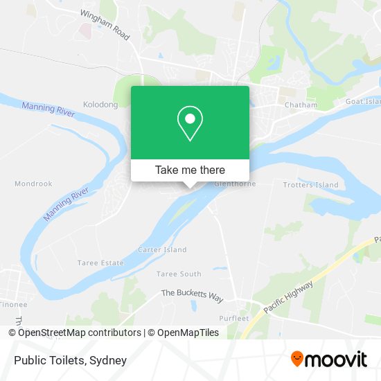 Public Toilets map