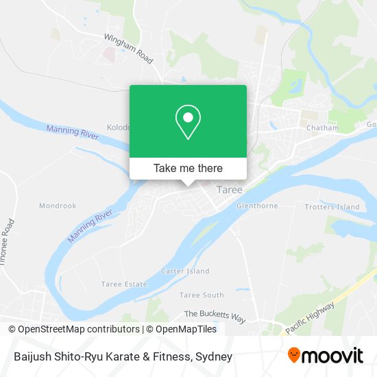 Baijush Shito-Ryu Karate & Fitness map