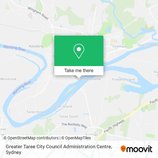 Greater Taree City Council Administration Centre map
