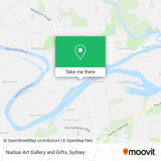 Nadias Art Gallery and Gifts map