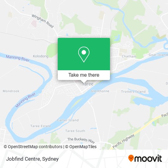 Jobfind Centre map