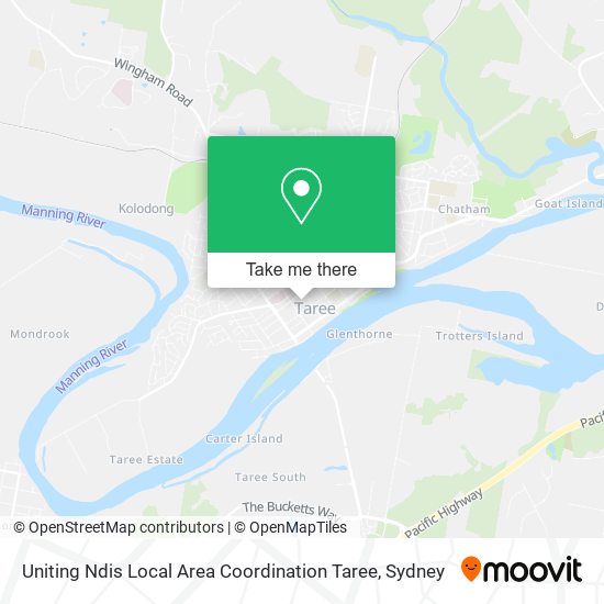 Uniting Ndis Local Area Coordination Taree map
