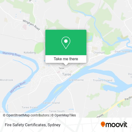 Fire Safety Certificates map