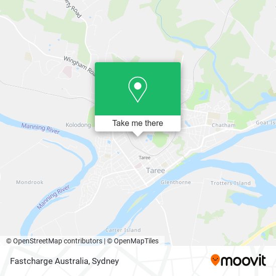 Fastcharge Australia map