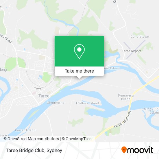 Mapa Taree Bridge Club