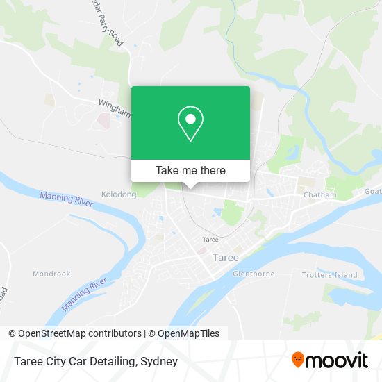 Mapa Taree City Car Detailing