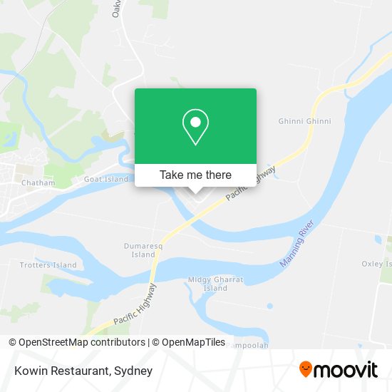 Kowin Restaurant map