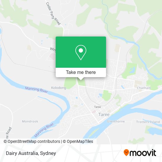 Dairy Australia map