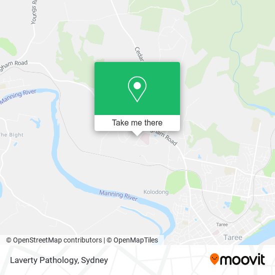 Laverty Pathology map