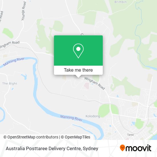 Australia Posttaree Delivery Centre map