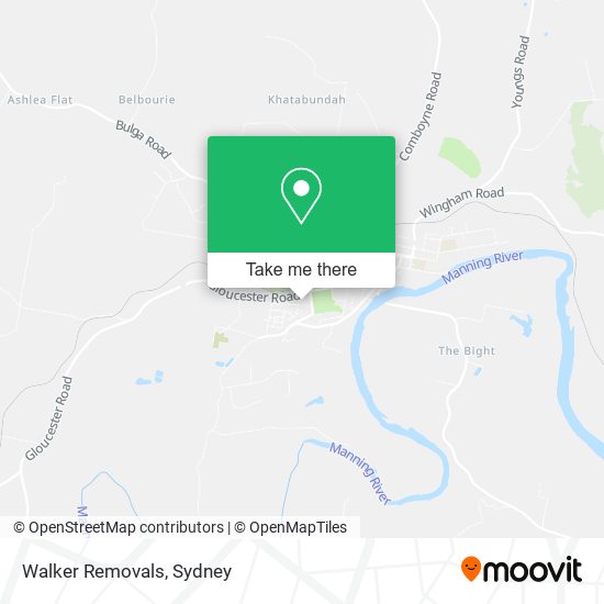Walker Removals map