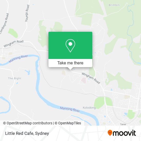Little Red Cafe map