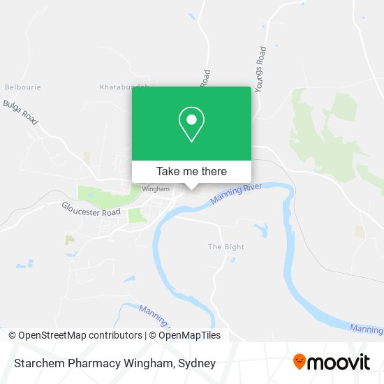 Starchem Pharmacy Wingham map