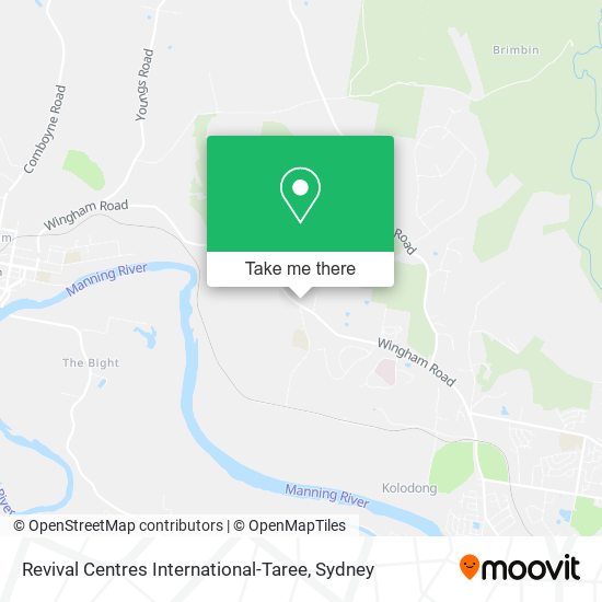 Revival Centres International-Taree map