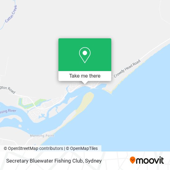 Secretary Bluewater Fishing Club map