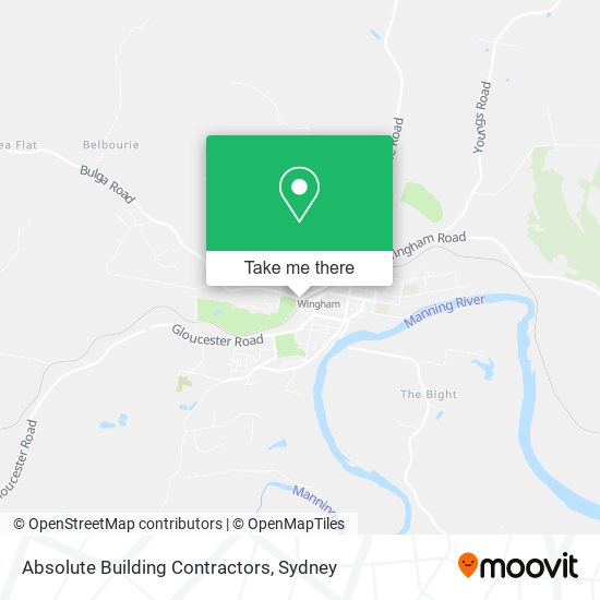 Absolute Building Contractors map