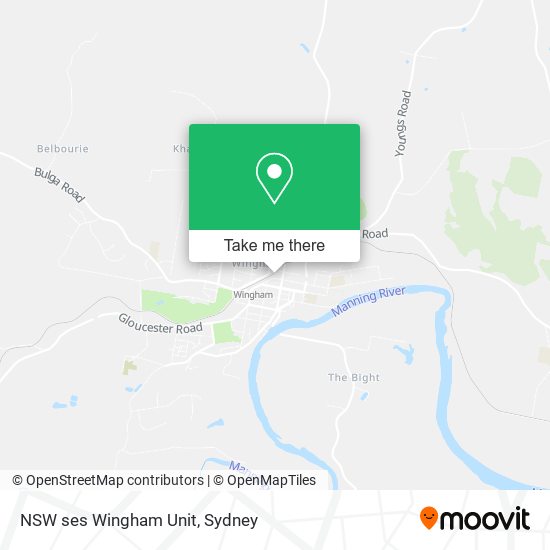 NSW ses Wingham Unit map