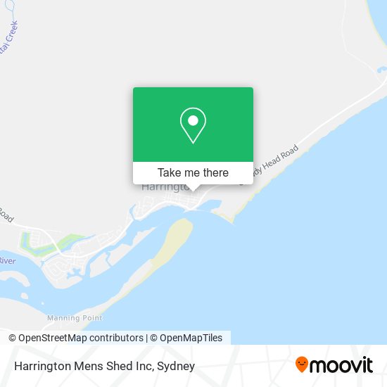 Harrington Mens Shed Inc map