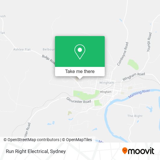 Run Right Electrical map