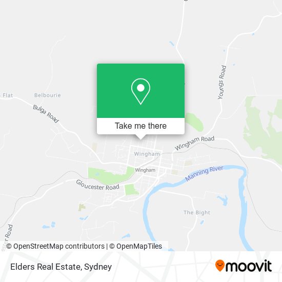 Elders Real Estate map