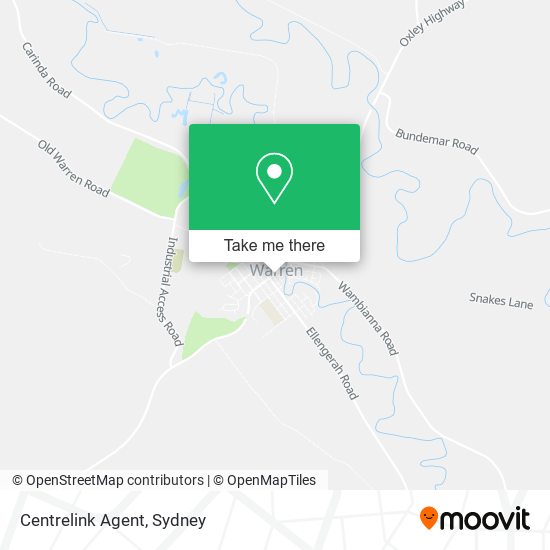 Centrelink Agent map