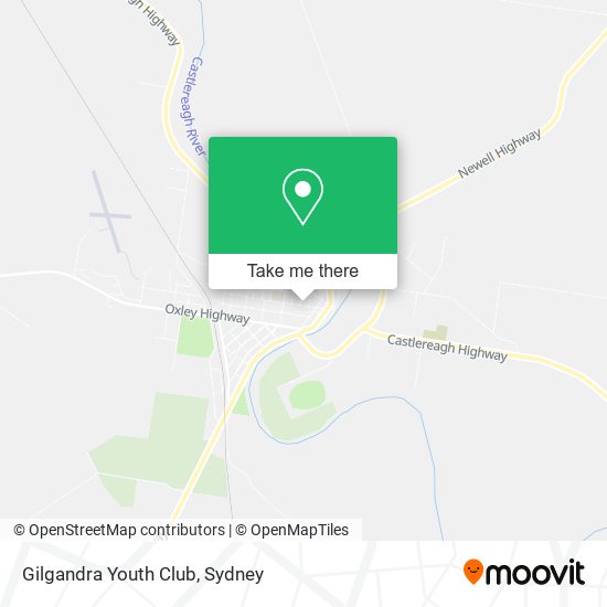 Mapa Gilgandra Youth Club