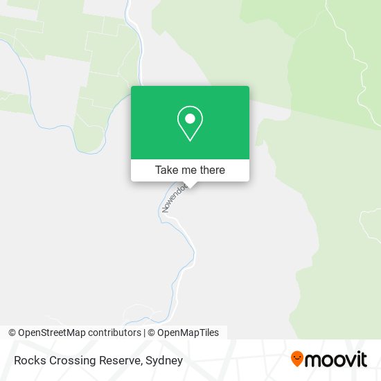 Rocks Crossing Reserve map