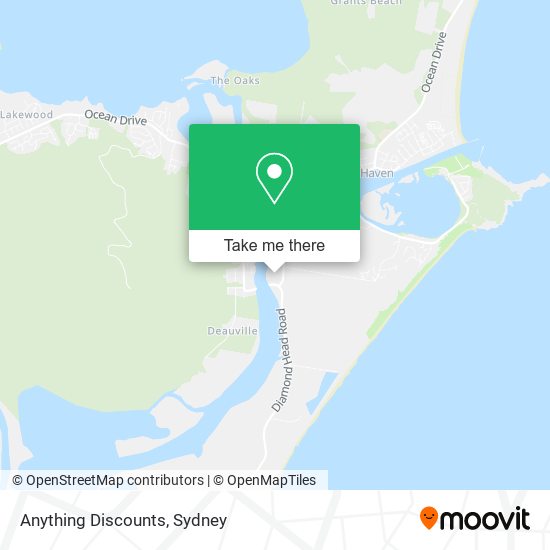 Anything Discounts map