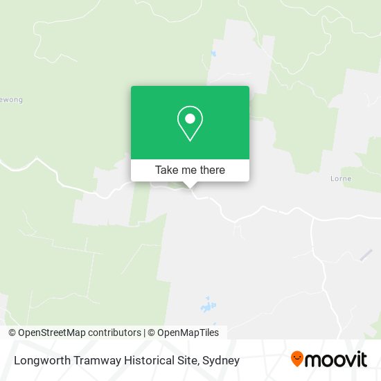 Longworth Tramway Historical Site map