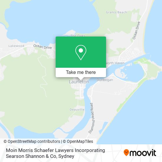 Mapa Moin Morris Schaefer Lawyers Incorporating Searson Shannon & Co