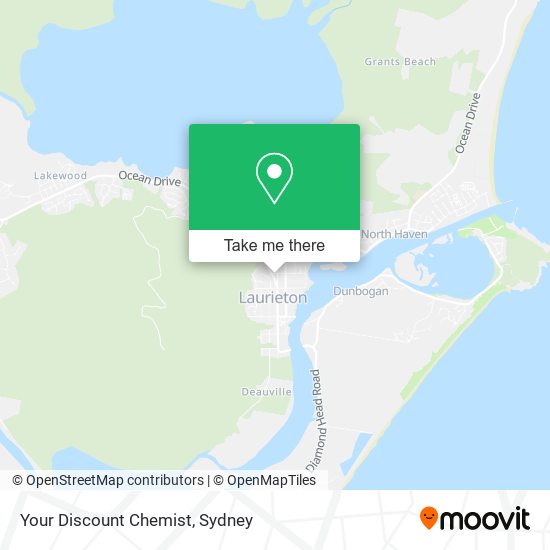 Your Discount Chemist map
