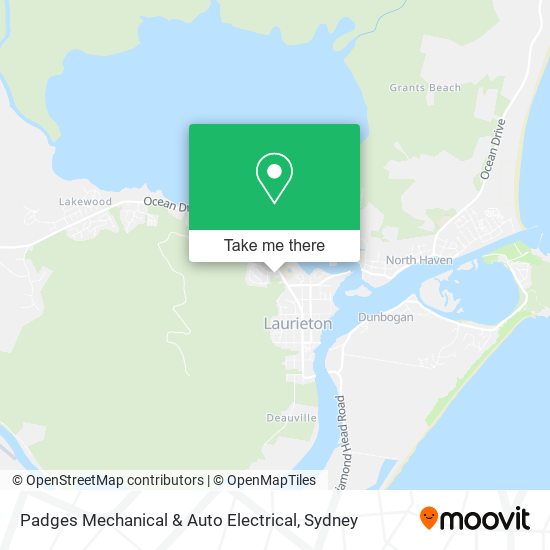 Padges Mechanical & Auto Electrical map