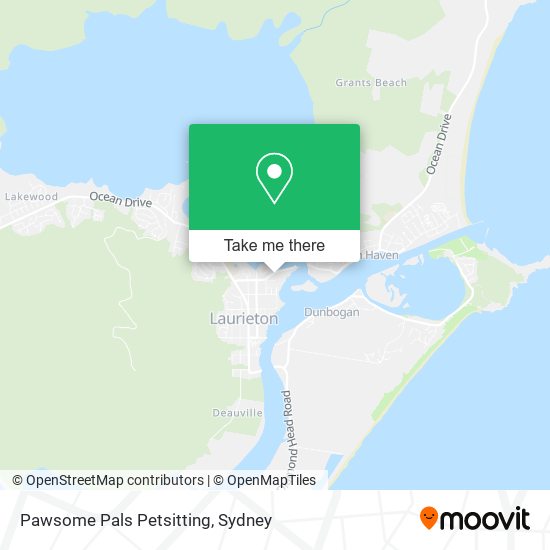 Pawsome Pals Petsitting map