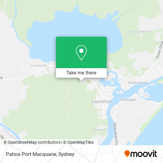 Patios Port Macquarie map