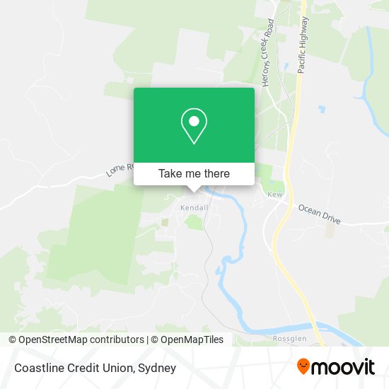 Coastline Credit Union map