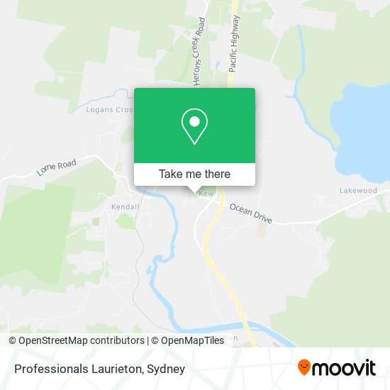 Professionals Laurieton map