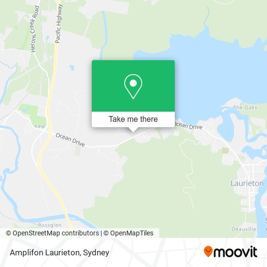 Amplifon Laurieton map