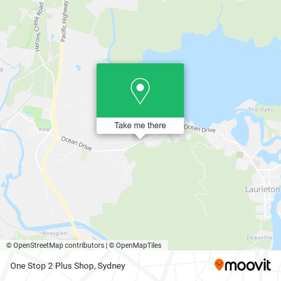 One Stop 2 Plus Shop map