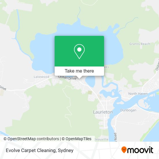 Evolve Carpet Cleaning map