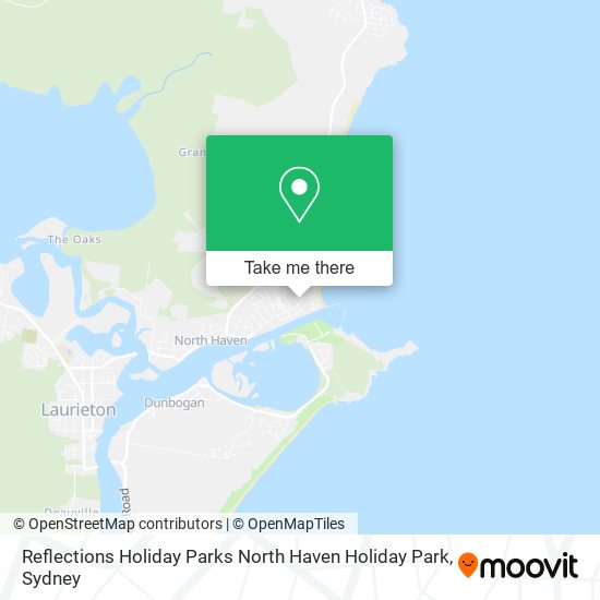 Reflections Holiday Parks North Haven Holiday Park map