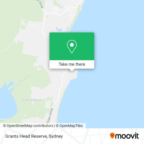 Grants Head Reserve map