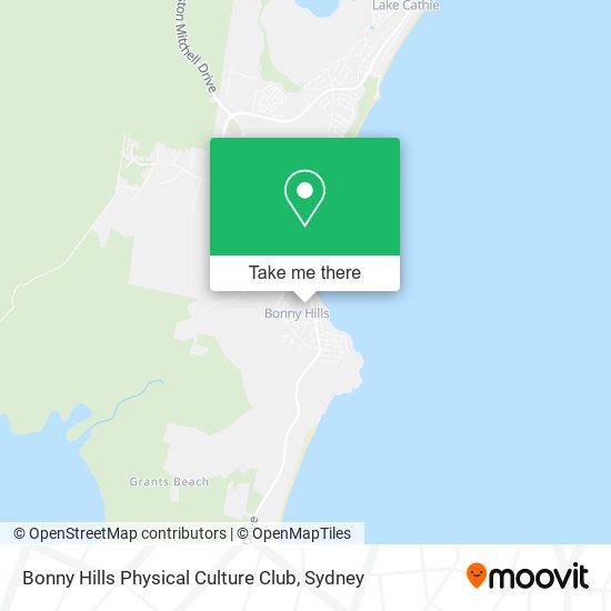 Bonny Hills Physical Culture Club map