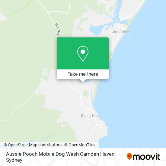 Aussie Pooch Mobile Dog Wash Camden Haven map
