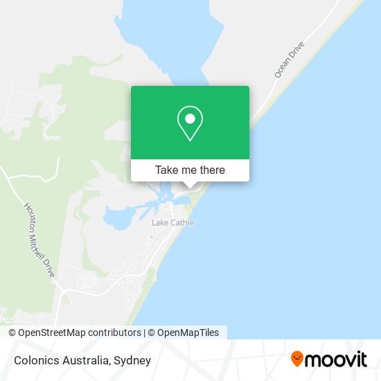 Colonics Australia map
