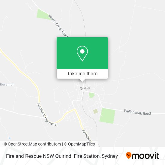 Fire and Rescue NSW Quirindi Fire Station map