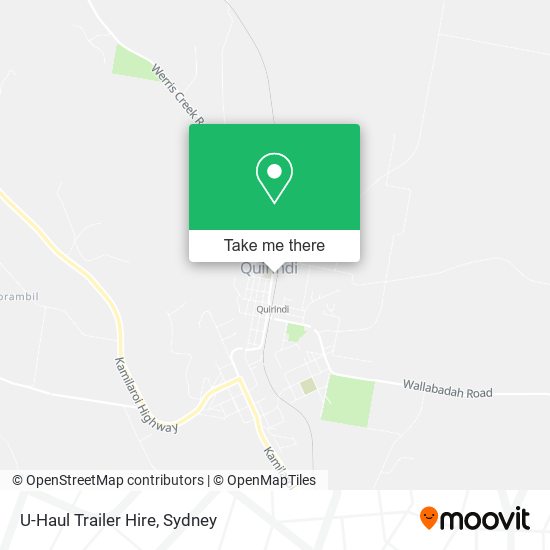 U-Haul Trailer Hire map