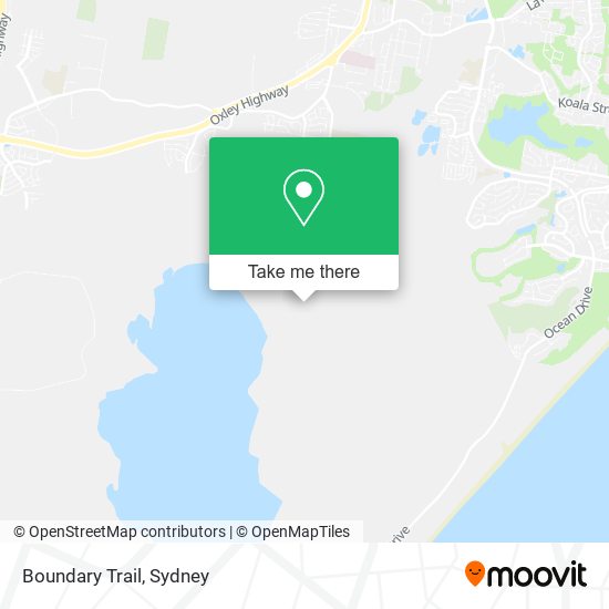 Boundary Trail map